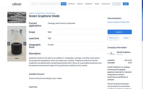 Danish Graphene Offers Green Graphene Oxide On Alinor Danish Graphene