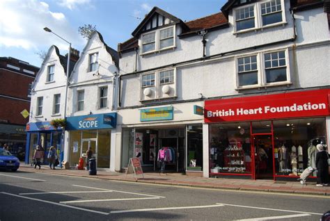 Charity Shops High St © N Chadwick Geograph Britain And Ireland