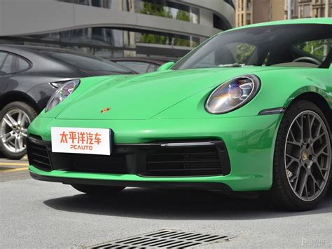 蜥蜴绿保时捷911车头外观图片保时捷911 2023款 Carrera 30t7635455太平洋汽车网