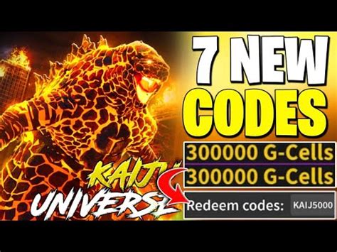 All New Working Codes For Kaiju Universe Kaiju Universe Codes In