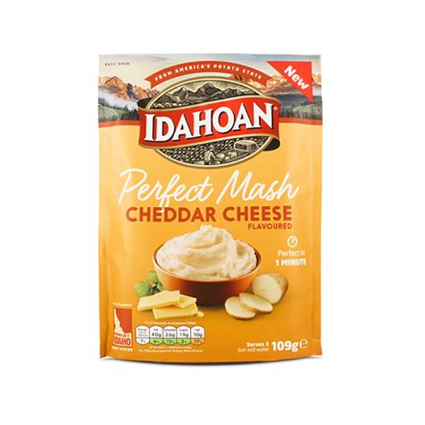 Idahoan Perfect Mash Cheddar Cheese 109g American Fizz