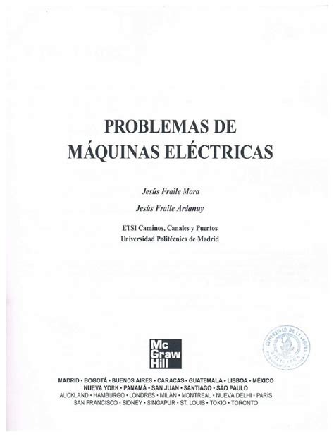 Problemas De Maquinas Electricas Schaum Jesus Fraile Mora Ardanuy Pdf Pdf