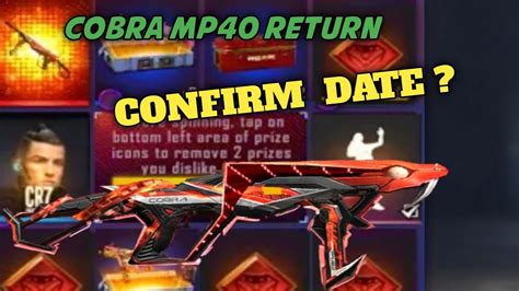 Cobra Mp40 Return Date Confirm Cobra Mp40 Return Kab Aayega Garena