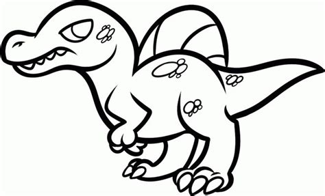 Cute Chibi Dinosaur Pages Coloring Pages