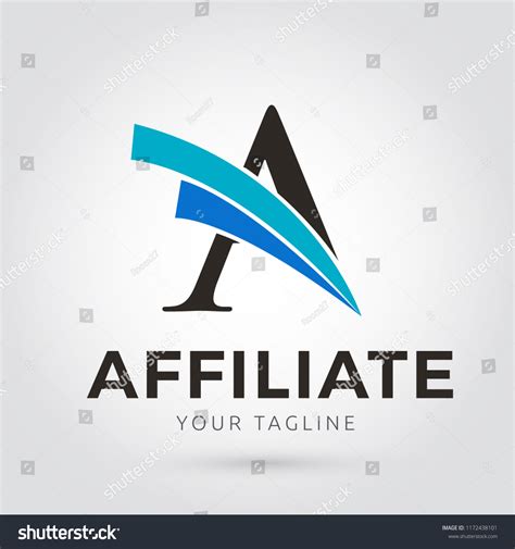 Affiliate Marketing Monogram Company Logo Vector Stock Vector (Royalty ...