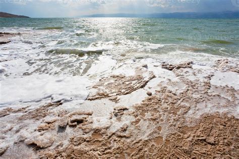 Crystal Salt Beach On Dead Sea Coast 11925343 Stock Photo At Vecteezy