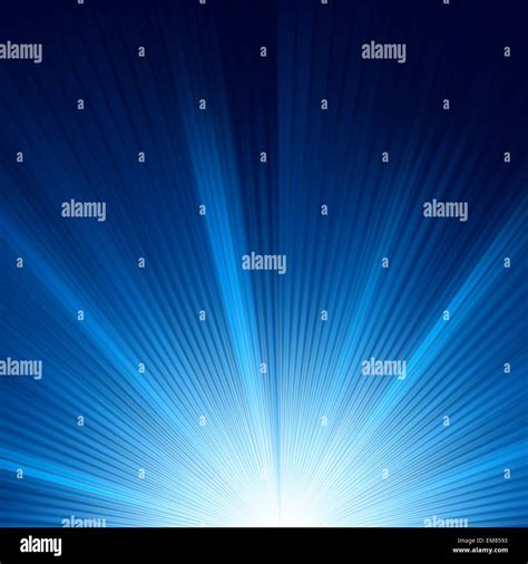 Blue Color Design With A Burst Eps 8 Stock Vector Image And Art Alamy