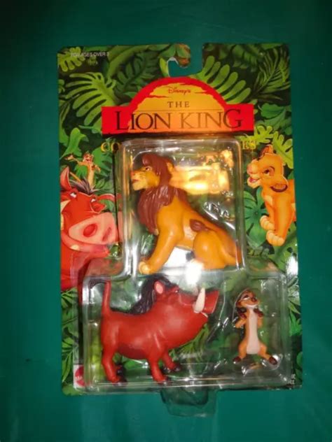 MATTEL DISNEY S LION King Simba Timon Pumbaa Figurines 66802 New In