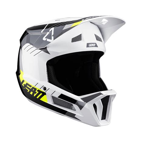 Leatt Helm Mtb Gravity White Black Fullface Helme Bmo Bike