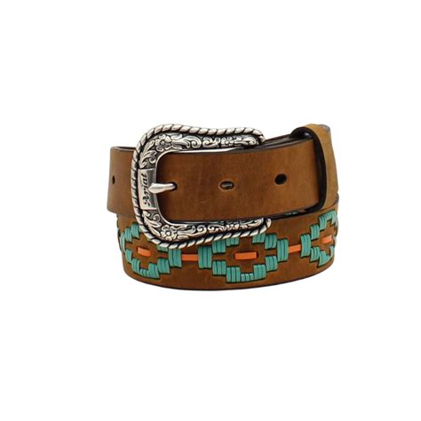 A1307344 Ariat Girls Southwestern Style Lacing Belt