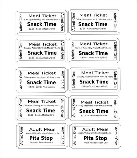 117 Ticket Templates Word Excel Pdf Psd Eps Ticket Template