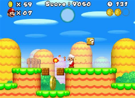 the super mario bros game is shown in this image