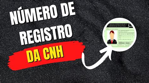 Onde Fica O N Mero De Registro Da Cnh