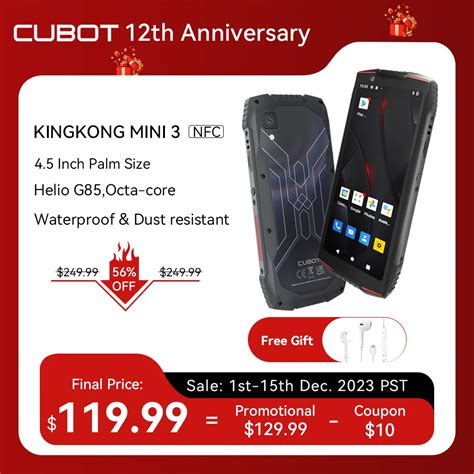 Cubot Kingkong Mini Mini Smartphone Helio G Octa Core Gb Gb