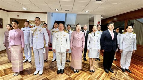 Ambassador Of Thailand To Spain Presided Over The Wreath Laying Ceremony On The Occasion Of King