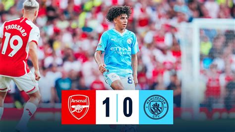 Arsenal 1 0 Man City Highlights Martinelli Goal Youtube