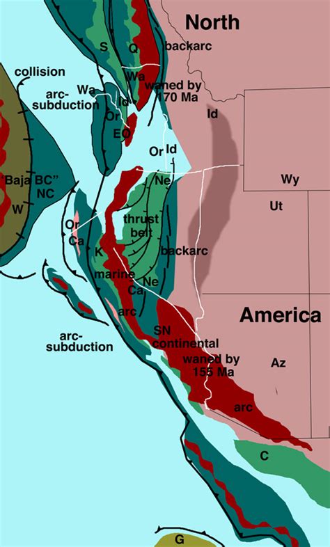 Mesozoic Paleogeography And Tectonic History Western North America