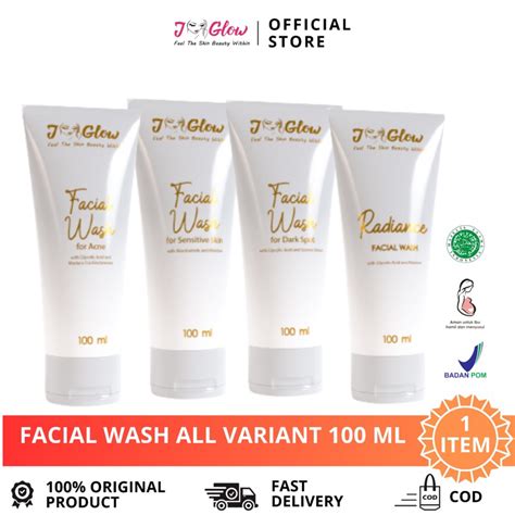 Jual Jglow Skincare Facial Wash Series Ml Sabun Pembersih Wajah