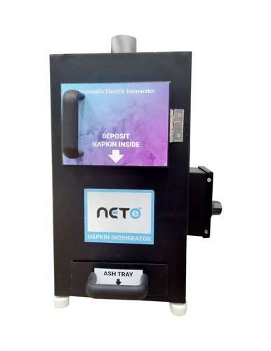 Sanitary Pad Incinerator Machine Prescription At Rs 13900 In Surat