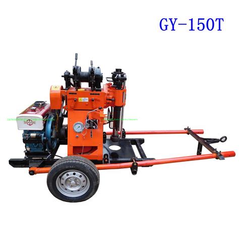 Portable Wheel Trailer Mounted Hydraulic Spt Soil Testing Investigation