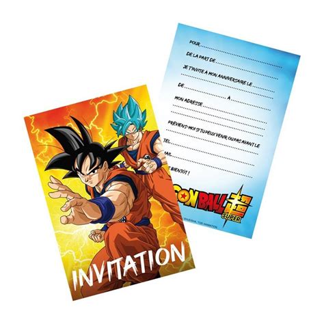 D Coration Anniversaire Dragon Ball Z Officielle Tralala F Tes Fr