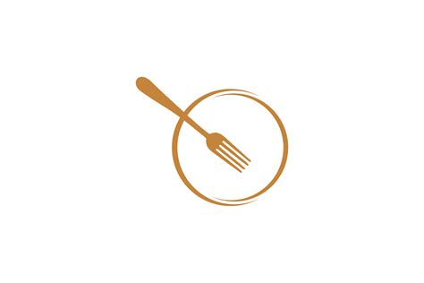 Fork Logo Design Gráfico Por Andreyachya11 · Creative Fabrica