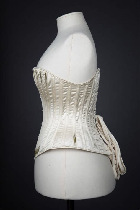 C 1890s Symington Reproduction Silk Corset By Cathy Hay The Underpinnings Museum