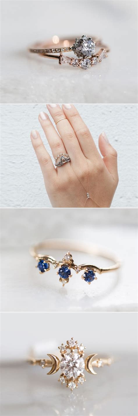 25 Unique Engagement Rings For The Non Traditional Bride Unique