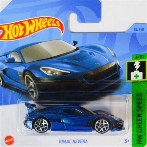 Hot Wheels Rimac Nevera Blue Hw Green Speed Perfect Birthday Etsy