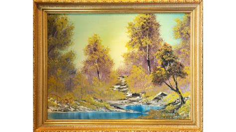 The First Bob Ross Work From ‘the Joy Of Painting Is On Sale Cnn