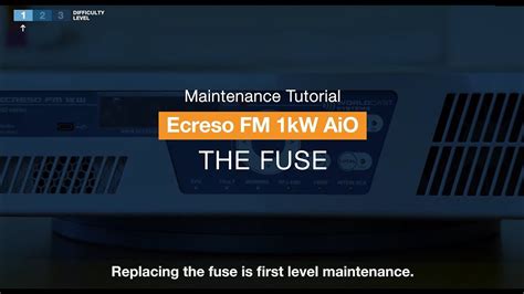 Maintenance Video For The Ecreso Fm Aio Series Transmitter Fuse Youtube