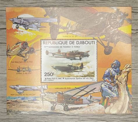 E35 Bloc Timbre Djibouti 1979 Theme Aviation Kaufen Auf Ricardo