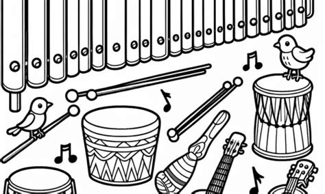 Coloriage D Instruments De Musique Pour Adultes T L Charger Ou