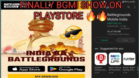 Finally Bgmi Show On Playstore 🔥🔥 Bgmi Release Date 22 May Youtube