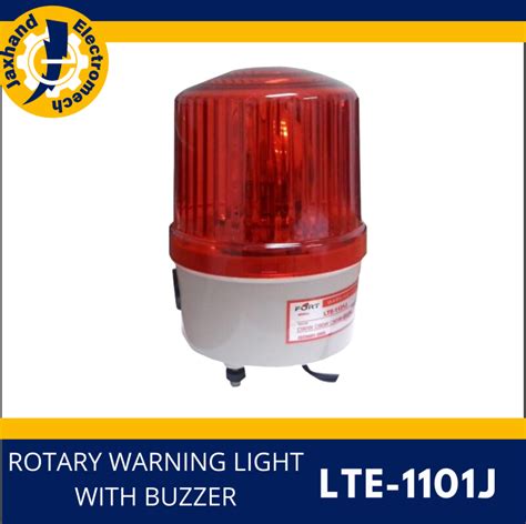 LTE 1101J ROTARY WARNING LIGHT WITH BUZZER 10W WIXIM Jaxhand