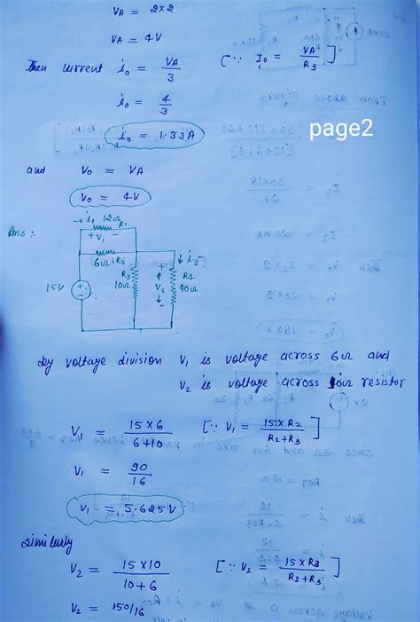 Solved Determine V And V In The Determine V And V In The Circuit Course Hero