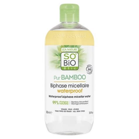 So Bio Eau Micellaire Biphase Pur Bambou 500ml