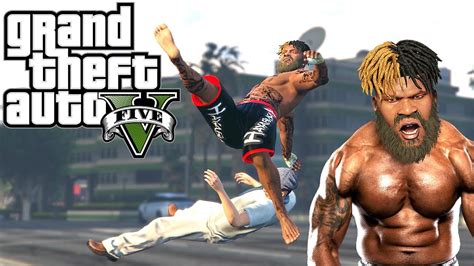 Grand Theft Auto V Hardest Knockouts K Os 7 MMA Skills Punches