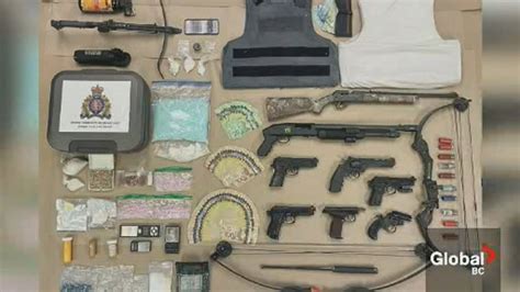 Surrey Rcmp Raid Leads To 8 Arrests And Seizure Of Guns Drugs And