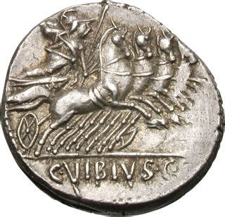 Denarius Vibia Gaius Vibius Pansa Pansa Cvibivscf Quadriga