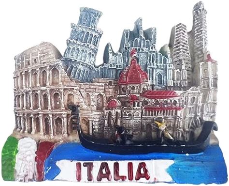 Amazon Rome Italian Magnet 4 Inch 3D Italy Magnet With Landmarks