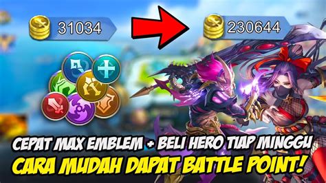 Cara Cepat Dapat Battle Point Di Mobile Legends Terbaru Cara Cepat