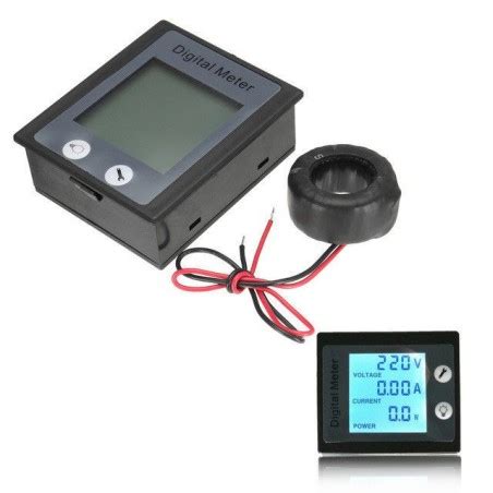 Tester Voltometro Amperometro Lcd Contatore Di Consumo Elettrico 260V