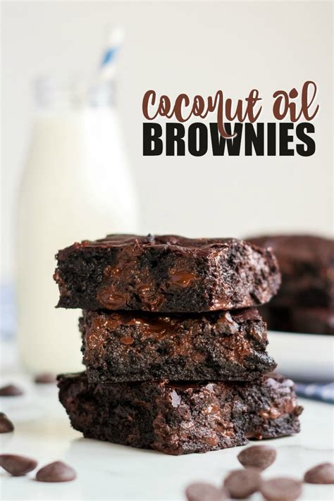 Coconut Oil Dark Chocolate Brownies