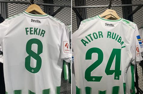 As Lucen Los Dorsales De Las Nuevas Camisetas Del Betis