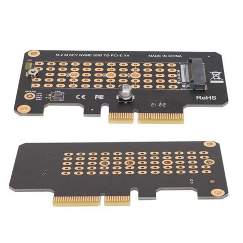 Adaptateur Pcie Nvme Carte De Montage M Vers Pcie Ph X A Cadre