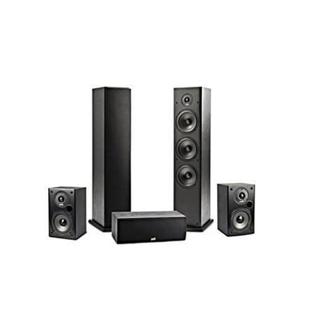 Polk Audio T15 Bookshelf Speakers, Pair, Black - Walmart.com