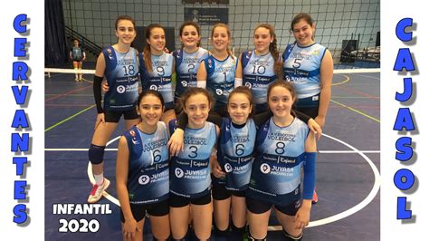 PARTIDO Voleibol INFANTIL Femenino CV Cervantes Guadaira Cajasol