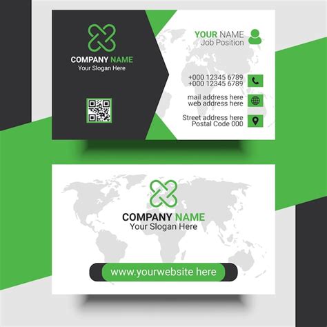 Premium Vector Creative Modern Professional Business Card Template