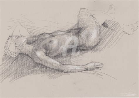 Nude Erotic Art Drawing Drawing By Samira Yanushkova Artmajeur